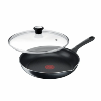Tefal Tefal Day by Day pan with lid, 24cm, with lid, aluminum, bakelite, glass, black