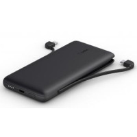 Belkin Портативное зарядное устройство Power Bank 10000mAh 23W integrated cables Black