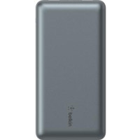 Belkin Портативное зарядное устройство Power Bank 10000мАч, 15Вт, 2хUSB-A/USB-C, серый