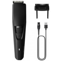 Philips Триммер Series 3000 для бороды и усов, акум., насадок-1, сталь, черный