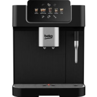 Beko Кофемашина Beko 2.0л, зерно + молоко, ручной капучинатор, авторецептов - 5, черный