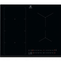 Electrolux Варочная поверхность индукционная, 60см, расширенная зона, Hob2Hood, черный