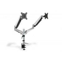 Digitus Крепление Dual Monitor Clamp gas spring, 15-32", с наклоном, поворотом