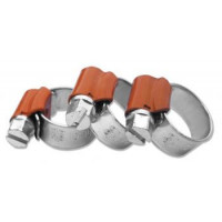BRADAS Хомут червячный FORCE ORANGE, 10-16мм, ширина 9 мм, W1