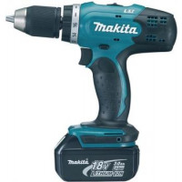 Makita Шуруповерт-дрель DDF453RFE3, 18В LXT, 3Ah 3шт., 0-400/0-1300 об/мин, 42Нм, 1.8кг, кейс