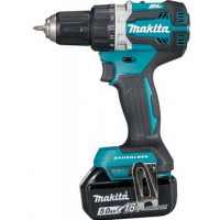Makita Шуруповерт DDF484RTE, 18В LXT, 5Ah 2шт., 0-500/0-2000 об/мин, 54Нм, 1.5кг, кейс