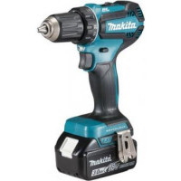 Makita Шуруповерт-дрель DDF485RFJ, 18В LXT, 3 АЧ*2шт, DC18RC, кейс Makpac, 50/27Нм, 1.4-1.7 кг