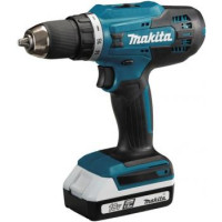 Makita Шуруповерт-дрель DF488D004, 18В LXT, 2 Ач, 0-400/0-1400 об/мин, 1.5-13мм, 16 + D, 42/24 Нм, 1.7 кг