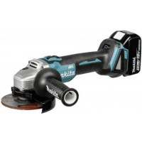 Makita Шлифмашина угловая DGA504RTJ, аккумуляторная, 18 В, 5 Ач, 8500 об/мин, 125 мм, 2.3 кг