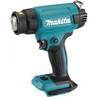 Makita Фен строительный DHG181ZK аккумуляторный, 18В, 550°C, 120/200 л/мин, SOLO