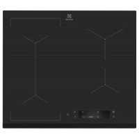 Electrolux Варильна поверхня індукційна, 60см, розширена зона, термощуп, Fry sensor, сенсорний дисплей, Hob2Hood, графіт