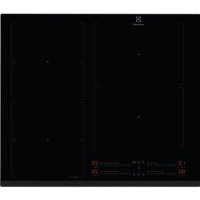 Electrolux Варочная поверхность индукционная, 60см, расширенная зона, Hob2Hood, черный