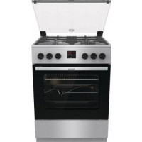 Gorenje Плита газова, 64л, 60x60см, дисплей, чавун, нерж