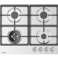 Gorenje Варочная поверхность газовая, 60см, чугун, комфорка Wok, нерж