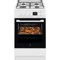 Electrolux Плита комбінована, 58л, 50x60см, дисплей, конвекція, пара, білий