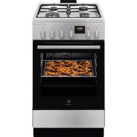 Electrolux Плита комбинированная, 58л, 50x60см, дисплей, конвекция, пар, нерж
