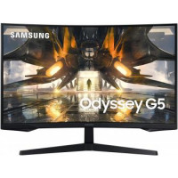 Samsung Монитор LCD 32" Odyssey G5 S32AG552EI HDMI, DP, VA, 2560x1440, 165Hz, 1ms