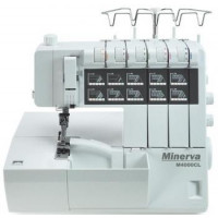 Minerva Коверлок M4000CL , 120Вт, 20 оп., (5, 4, 3, 2-х ниточные швы), белый