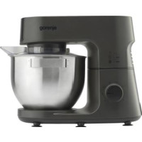 Gorenje Кухонная машина 1000Вт, чаша-металл, корпус-металл, насадок-7, серебристо-черный