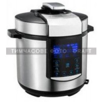 ARDESTO Мультиварка-скороварка MPC-P225, 900Вт, чаша-5л, электронное управл., книга рецептов, нерж. сталь+пластик, серебристая