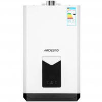 ARDESTO Газовая колонка X3 10л/мин 20кВт турбированная дисплей электроподжиг с дымоходом белый