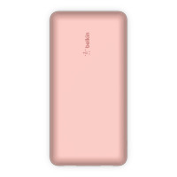 Belkin Портативное зарядное устройство 20000mAh, 15W Dual USB-A, USB-C, rose gold