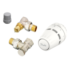 Danfoss Комплект термостатический Regus RA + RA-FN + RLV-S, 1/2", угловой