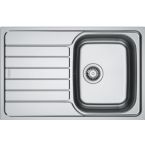 Franke Мойка кухонная Franke Spark, нерж.сталь, прямоуг., с крылом, 780х500х340мм, чаша- 1, врезная, SKL 611-78, нерж декор
