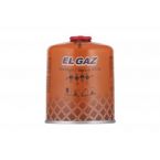EL GAZ Баллон-картридж газовый ELG-400, бутан 450 г, для газовых горелок, с двухслойным клапаном, одноразовый
