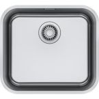 Franke Мойка кухонная Smart, нерж.сталь, прямоуг., бех крыла, 480х450мм, чаша- 1, накладная, SRX 110-45, нерж полиров.