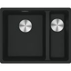 Franke Мойка кухонная Franke Maris, фрагранит, прямоуг., без крыла, 553х433х200мм, чаша- 1.5, под столешницу, MRG 160, черный матовый