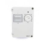DEVI Терморегулятор DEVIreg 610 (-10+50C), датчик на проводе 3м, электронный, на DIN рейку, макс 10А