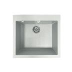 Adamant Мойка кухонная Adamant Univer, искуственный камень, квадрат, без крыла, 560х500х200мм, чаша - 1, врезная, Old stone