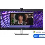Dell Монитор 34" P3424WEB HDMI, DP, USB-C, RJ-45, MM, IPS, 3440x1440, sRGB 99%, CURVED, HAS, Cam