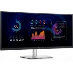 Dell Монитор 34" P3424WE HDMI, DP, USB-C, RJ-45, IPS, 3440x1440, 21:9, sRGB 99%, CURVED, HAS