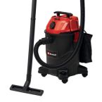 Einhell Пылесос профессиональный TC-VC 1825 А, 1250 Вт, пластик 25 л, 180 мбар, шланг 2.5 м, кабель 3 м, розетка 2.2 кВт, 4.2 кг