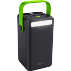 Trust Акумулятор портативний літій-іонний power bank Redoh XXL, 50000мА·год, 3хUSB-A/USB-C, 20W, чорний