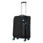 2E Валіза 2E, Trek, поліестер, середня, 64/78л, TSA, 4 колеса, EXP, чорний