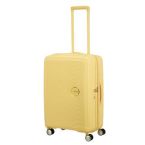 American Tourister Валіза American Tourister, Soundbox, поліпропілен, середня, 67см, 71.5/81л, TSA, 4 колеса, EXP, пастельно-жовтий