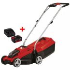 Einhell Газонокосилка аккумуляторная PXC GE-CM 18/32 Li Kit 18В акб 1х4.0А·час, 32см 25л 30-70мм 8.5 кг