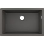 Hansgrohe Мойка кухонная S51, гранит, прямоуг., без крыла, 710х450х190мм, чаша- 1, встраиваемая, S510-U660, серый камень