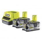Набір акумуляторів та зарядного пристрою ONE+ Ryobi RC18120-250 18В 2х5А·год ЗП 2А 5133003364