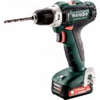 Metabo Шуруповерт-дрель PowerMaxx BS 12 - 2х2.0Ач (Slide-in), ЗУ SC-30, кейс МС05, 12В