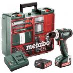 Metabo Шуруповерт-дрель PowerMaxx SB 12 Set, 2x2Ah, з/у, кофр, набор