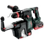 Metabo Перфоратор KH 18 LTX BL 24 Q SET ISA акумуляторний, LiHD, 18В 2*5.5Ач, SDS-plus, 2.2Дж, 3 режими, 0-1280об/хв, пристрій для видалення пилу metaBOX 185 L, 4.1кг