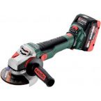 Metabo Шліфмашина кутова акумуляторна WVB 18 LTX BL 15-125 Quick, 125мм, 18В 2*5.5Ач, 2500-10000об/хв, М14, metaBOX 165 L, 2кг