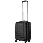 Wenger Чемодан, Amplar, малый, пластик, 4 колеса, черная