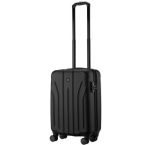 Wenger Чемодан, Oryson, малый, пластик, 4 колеса, черный