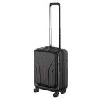 Wenger Валіза Wenger Amplix Hardside Carry-On, мала, з відсіком для н/б 16", полікарбонат, TSA, 4 колеса, розширення, USB, чорний