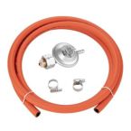 Hexagon Ragasco Комплект GOK подключения газового баллона с вентилем Shell и KLF (редуктор 1шт, шланг 2м, хомут 2шт)